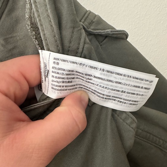 Abercrombie & Fitch Dark Green Cargo Pants - Picture 7 of 7